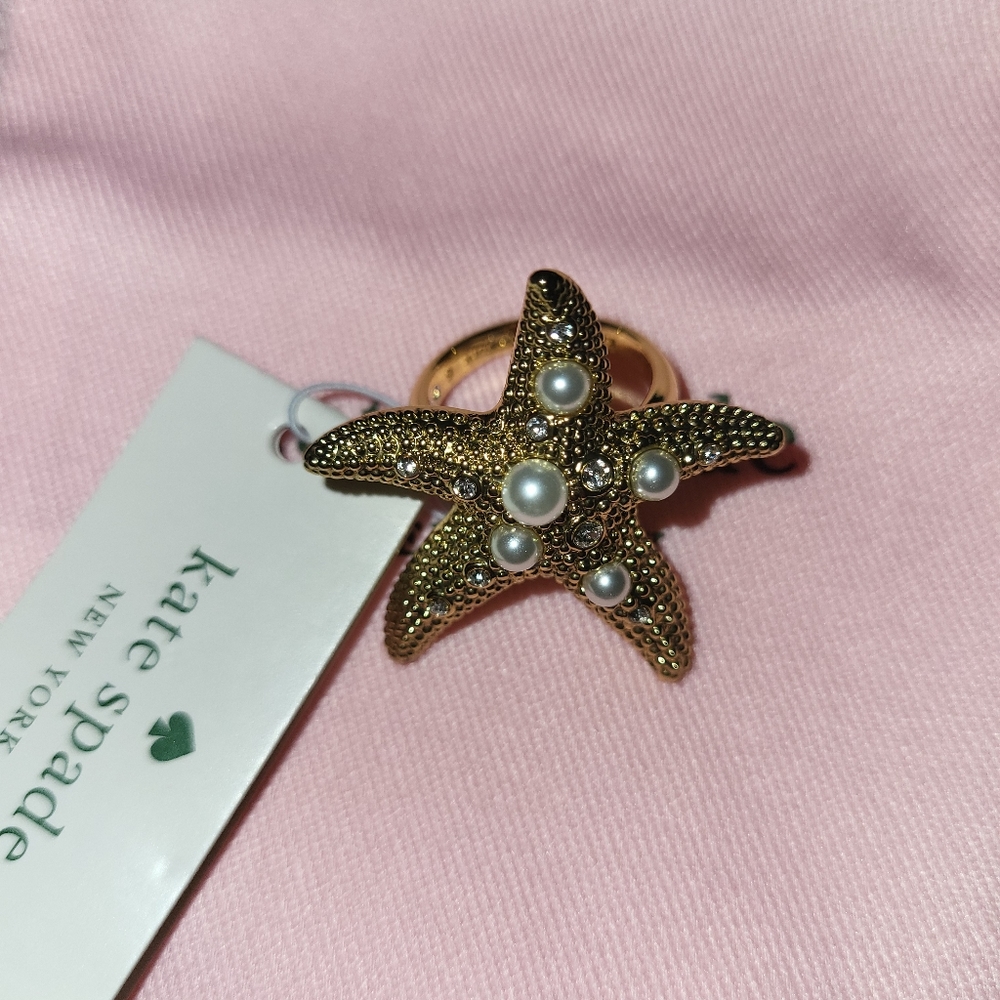 KATE SPADE • Sea Star Starfish Ring - Picture 2 of 12